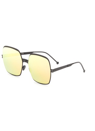 Main View - Click To Enlarge - ROAV EYEWEAR - Marilyn' Oversized Metal Square Frame Foldable Sunglasses