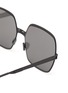 Detail View - Click To Enlarge - ROAV EYEWEAR - Marilyn' Oversized Metal Square Frame Foldable Sunglasses