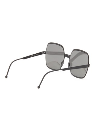 Figure View - Click To Enlarge - ROAV EYEWEAR - Marilyn' Oversized Metal Square Frame Foldable Sunglasses