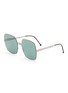 Main View - Click To Enlarge - ROAV EYEWEAR - Marilyn' Oversized Metal Square Frame Foldable Sunglasses