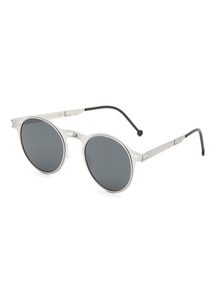Main View - Click To Enlarge - ROAV EYEWEAR - Balto' Foldable Metal Round Fram Sunglasses