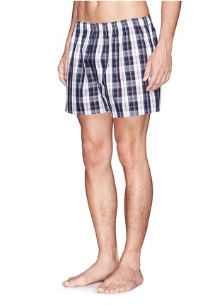 Figure View - Click To Enlarge - SUNSPEL - Seasonal plaid boxer shorts