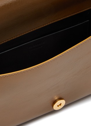 Detail View - Click To Enlarge - JIL SANDER - ‘Journal' small leather foldover shoulder bag