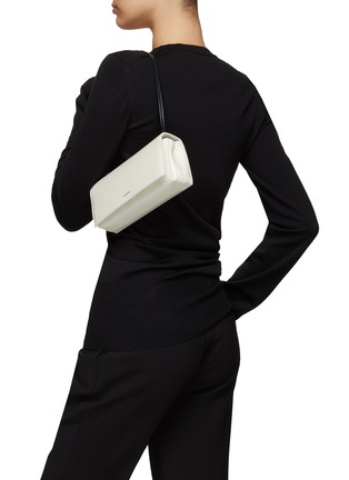 Figure View - Click To Enlarge - JIL SANDER - ‘Journal' small leather foldover shoulder bag