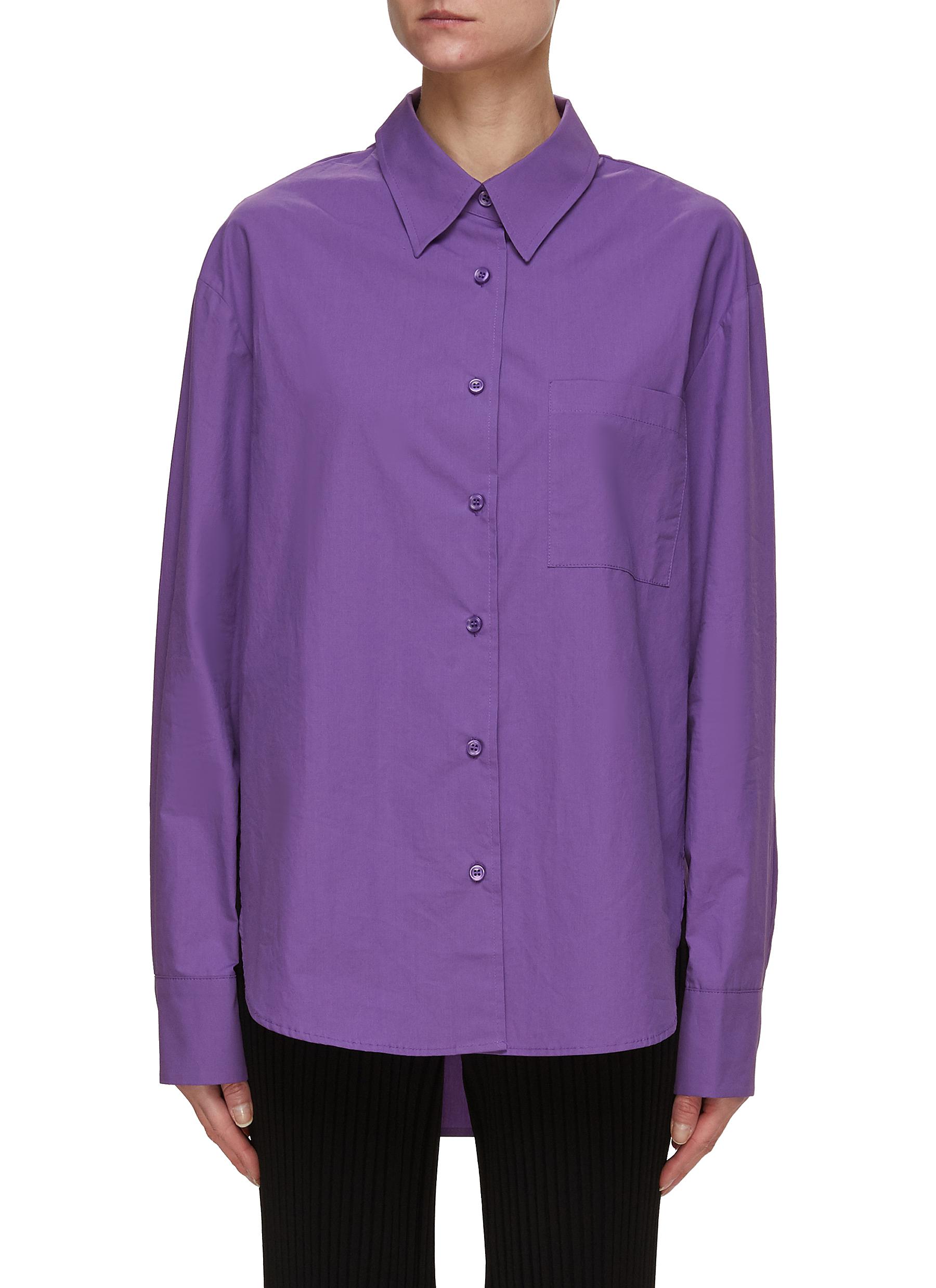 Lui' Patch Pocket Organic Cotton Shirt 
