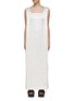 Main View - Click To Enlarge - BEVZA - SLEEVELESS SQUARE PATCHWORK MAXI DRESS