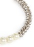 Detail View - Click To Enlarge - KENNETH JAY LANE - Hourglass crystal pearl necklace