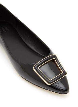 Detail View - Click To Enlarge - PEDDER RED - ‘Kaitlyn’ Patent Leather Skimmer Flats