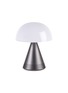LEXON MINA L AUDIO Portable LED Lamp With Bluetooth Speaker — Gun Metal Aluminium