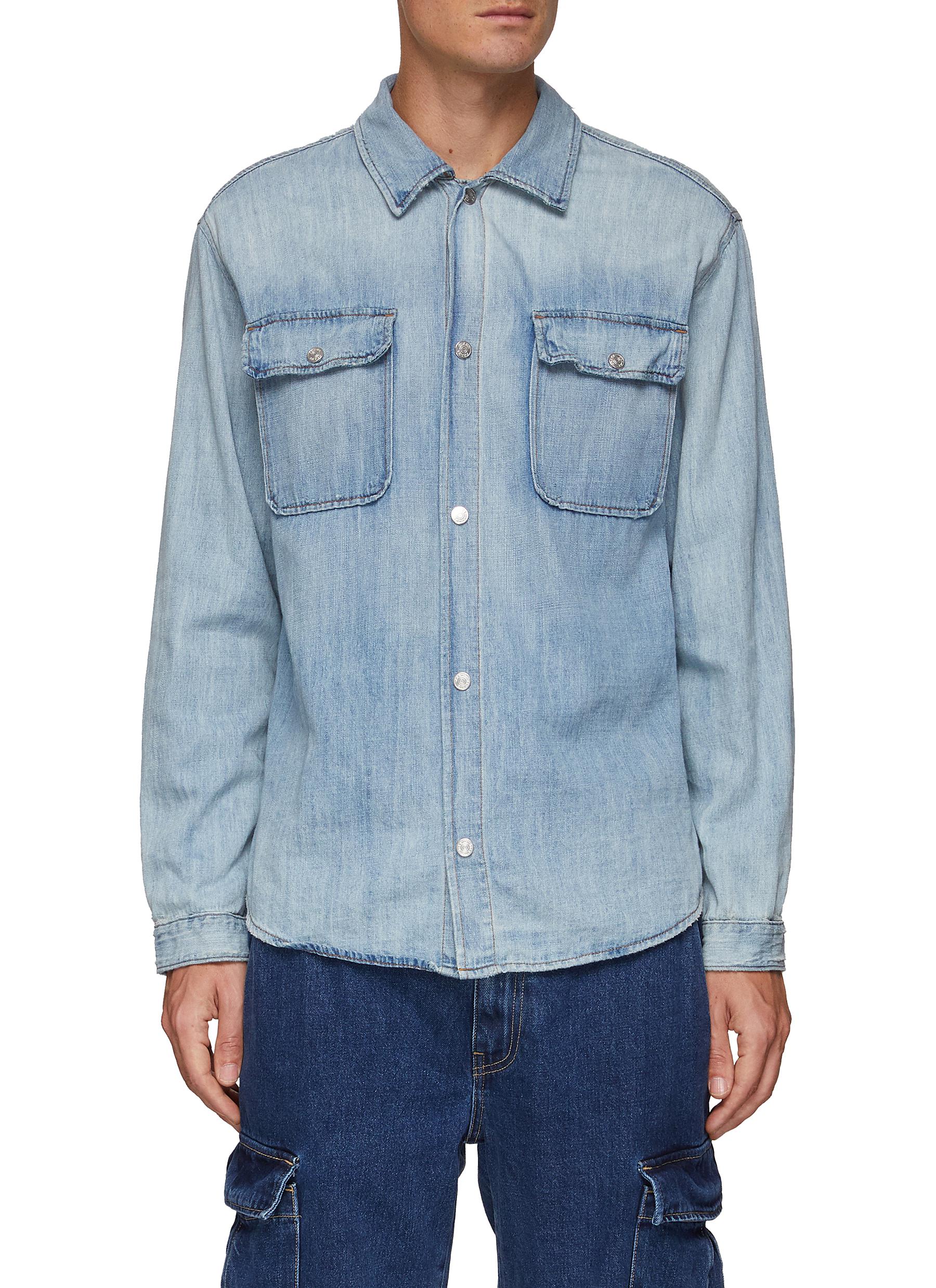 frame denim shirt