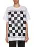 Main View - Click To Enlarge - MM6 MAISON MARGIELA - Chess Board Print Crewneck T-Shirt