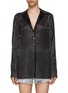 Main View - Click To Enlarge - ALEXANDER WANG - Crystal pinstripe fitted shirt