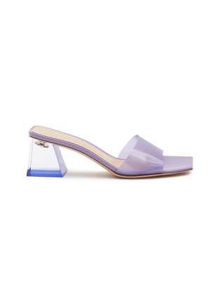 Main View - Click To Enlarge - GIANVITO ROSSI - ‘Vernice’ PVC and Patent Leather Mules