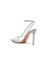  - GIANVITO ROSSI - Plexi' Crystal Embellished Anklet Pumps