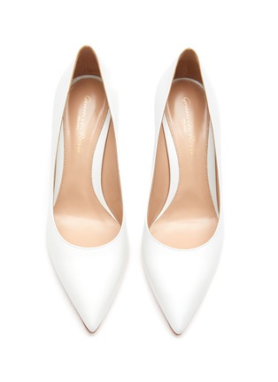 Detail View - Click To Enlarge - GIANVITO ROSSI - Gianvito' Point Toe Leather Pumps