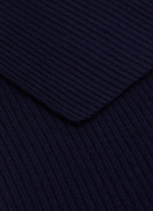 Detail View - Click To Enlarge - EQUIL - RIB CASHMERE CHUNKY CARDIGAN SCARF