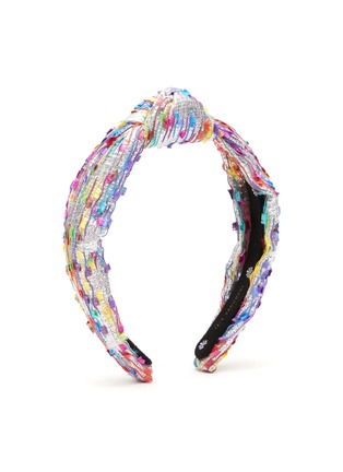 Figure View - Click To Enlarge - LELE SADOUGHI - SHIMMER YARN KNOTTED KIDS HEADBAND