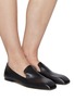 AEYDE - ‘Agnes' Square Toe Leather Flat Loafers
