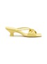Main View - Click To Enlarge - BY FAR - FREYA' SOFT BOW GRAIN LEATHER SANDALS