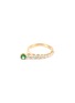 Main View - Click To Enlarge - MELISSA KAYE - Aria' Diamond Tsavorite 18k Gold Ring