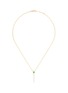 MELISSA KAYE - Aria' Diamond Tsavorite 18k Gold Necklace