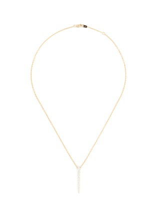 Main View - Click To Enlarge - MELISSA KAYE - Aria' Diamond 18k Gold Necklace