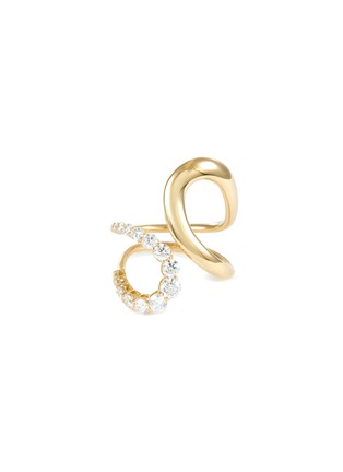Main View - Click To Enlarge - MELISSA KAYE - Aria Jane' Diamond 18k Gold Ring
