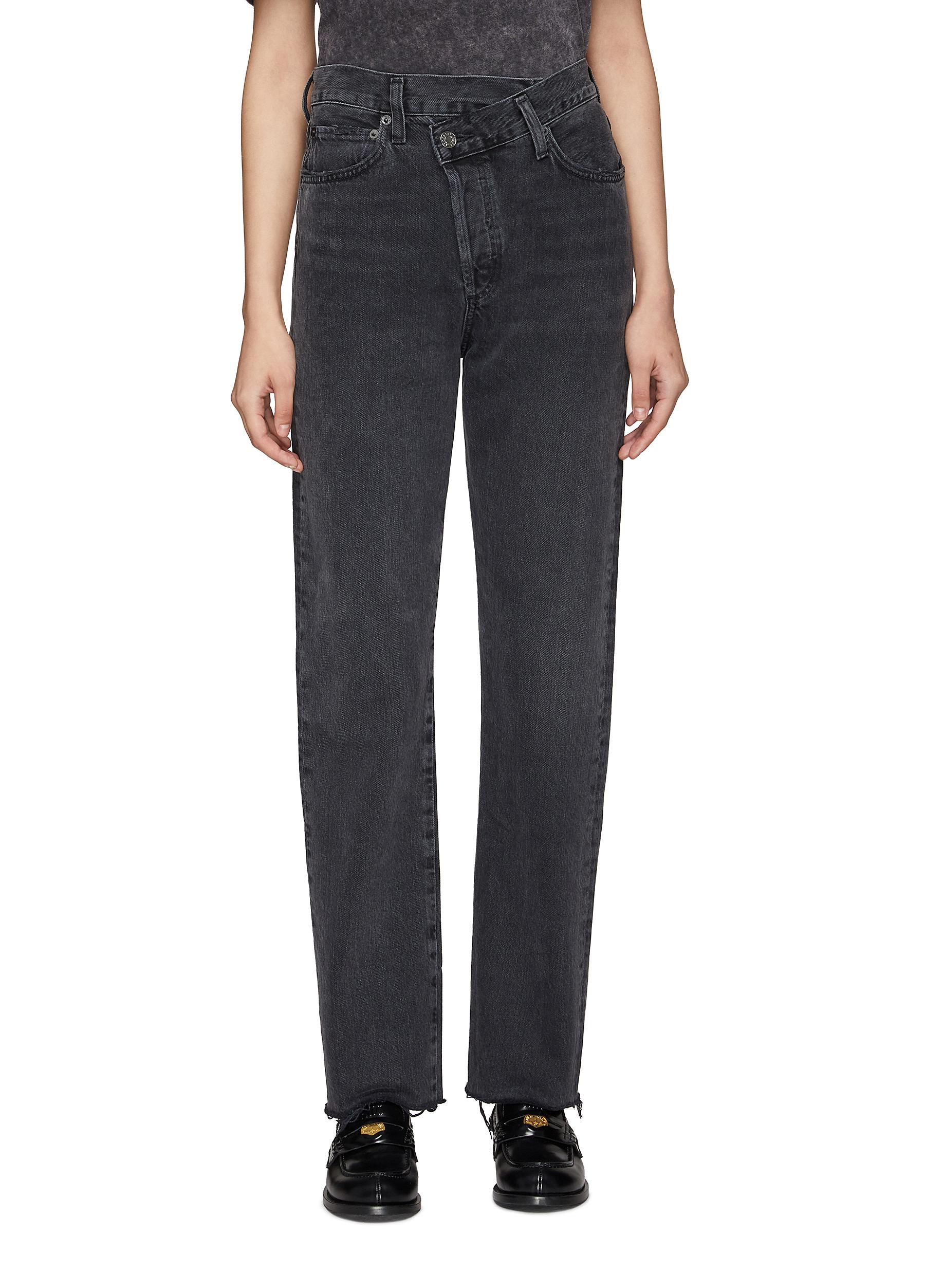 AGOLDE | CRISS CROSS WAISTBAND STRAIGHT 