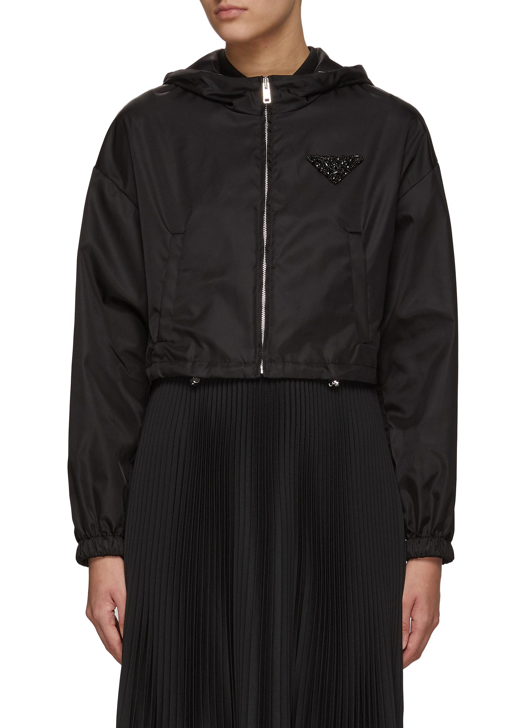 beaded cropped jacket