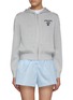 Main View - Click To Enlarge - PRADA - LONG SLEEVES LOGO ZIP UP JACKET