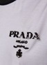  - PRADA - Layered Tulle Logo Oversized Crewneck T-Shirt