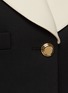  - MIU MIU - Contrasting Sailor Collar Cropped Single Breasted Blazer