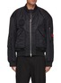 Main View - Click To Enlarge - WOOYOUNGMI - MA-1 nylon bomber jacket with detachable logo patch