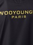  - WOOYOUNGMI - Rubberised logo patch crewneck T-shirt