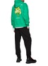 Figure View - Click To Enlarge - WOOYOUNGMI - TULIP BOUQUET LOGO PRINT COTTON HOODIE