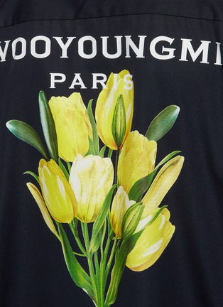  - WOOYOUNGMI - Tulip graphic print cotton shirt