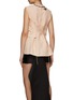 Back View - Click To Enlarge - PRADA - Tattoo print sleeveless lace-up top