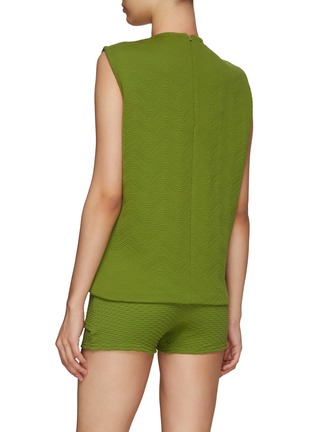 Back View - Click To Enlarge - PRADA - Bra Cup Jacquard Tank Top