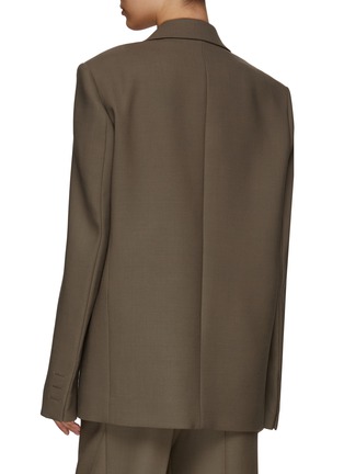 Back View - Click To Enlarge - PETER DO - OVERSIZE PADDED SHOULDER STRUCTURE BLAZER