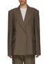 Main View - Click To Enlarge - PETER DO - OVERSIZE PADDED SHOULDER STRUCTURE BLAZER