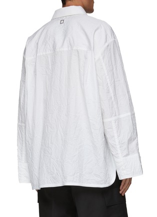 Back View - Click To Enlarge - WOOYOUNGMI - Flared sleeve cotton shirt