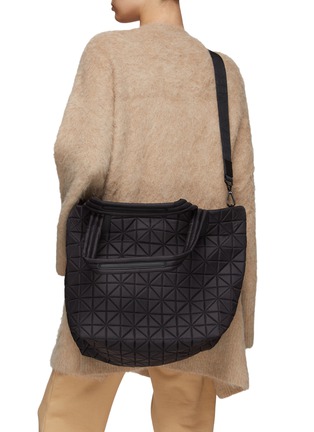 Front View - Click To Enlarge - VEECOLLECTIVE - ‘Vee' Medium quilted nylon tote