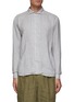 Main View - Click To Enlarge - EQUIL - LONG SLEEVE SPREAD COLLAR LINEN SHIRT