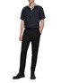 Figure View - Click To Enlarge - EQUIL - Buttonless Placket Linen Cotton Blend Polo Shirt