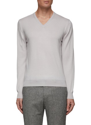 Main View - Click To Enlarge - EQUIL - V-neck virgin wool sweater