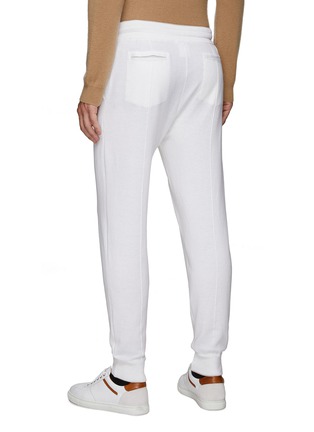 Back View - Click To Enlarge - EQUIL - Drawstring waist cashmere jogger pants