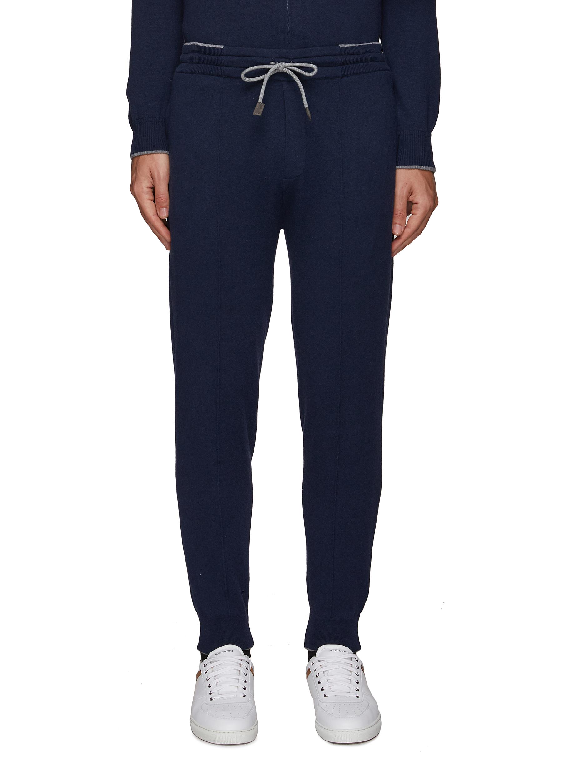 cashmere joggers