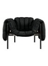 Main View - Click To Enlarge - HEM - Faye Toogood Puffy Lounge Chair — Black/Black Grey