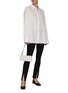 Figure View - Click To Enlarge - THE ROW - Thilde' Scuba Slit Hem Cropped Pants