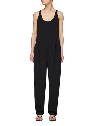 Main View - Click To Enlarge - THE ROW - ‘Gage' Scoop Neck Pleated Jumpsuit